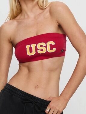 Hype and Vice USC Bandeau Top Cardinal